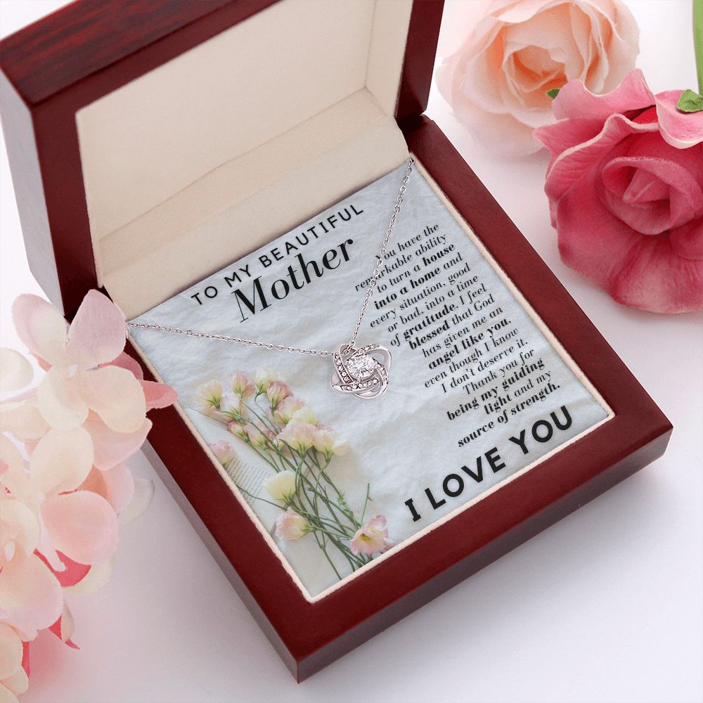 My Beautiful Mother Love Knot Necklace-[Heartfelt Family Gift]