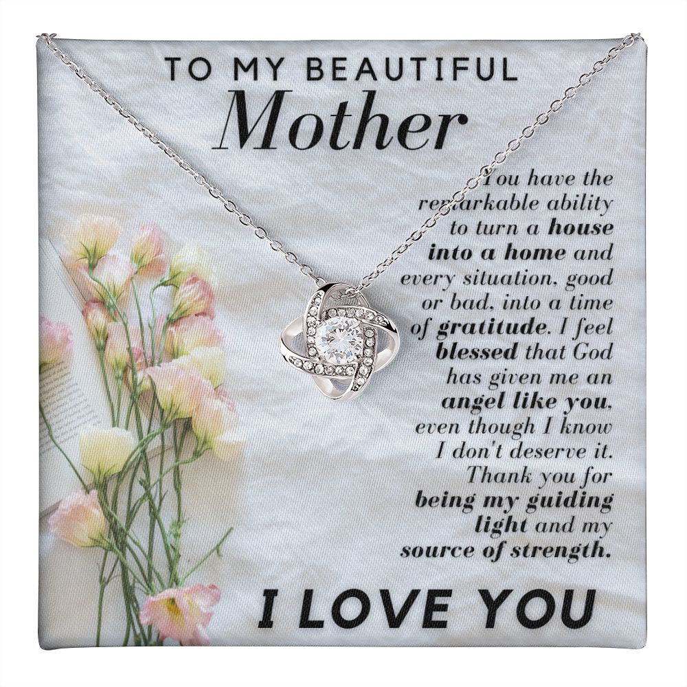 My Beautiful Mother Love Knot Necklace-[Heartfelt Family Gift]