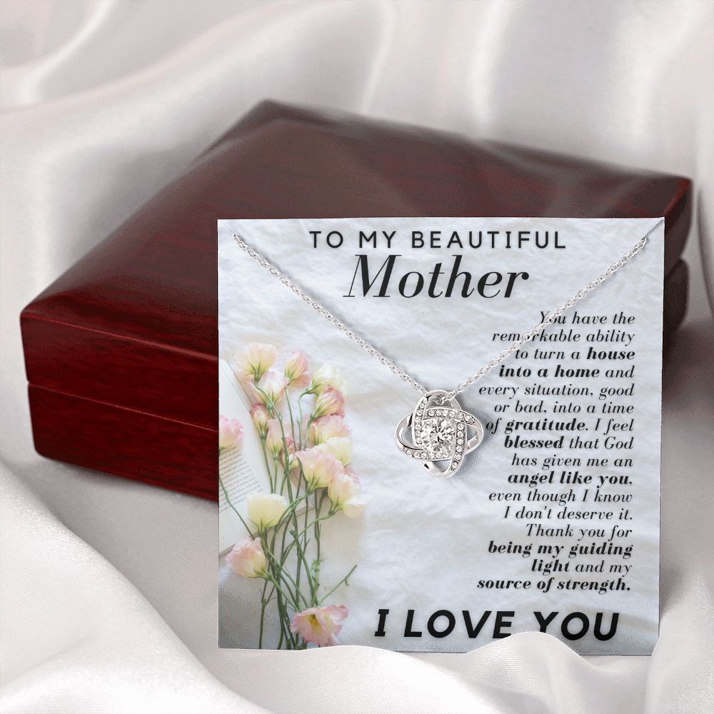 My Beautiful Mother Love Knot Necklace-[Heartfelt Family Gift]