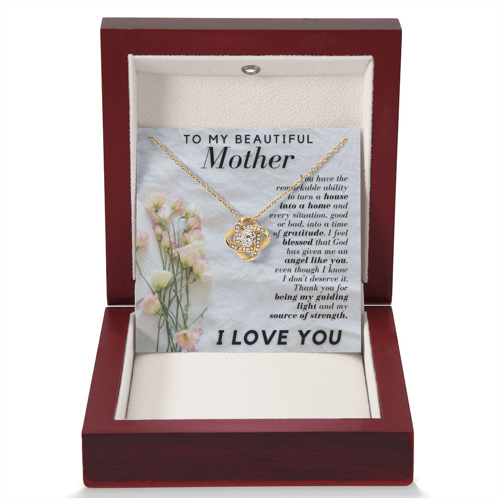 My Beautiful Mother Love Knot Necklace-[Heartfelt Family Gift]