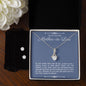 My Future Mother in Law Petite Ribbon Necklace Earring Jewelry Gift From Bride-[Heartfelt Family Gift]