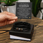 My Handsome Grandson - Love You Forever Bracelet - Personalized Signature-[Heartfelt Family Gift]