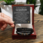 My Handsome Grandson - Love You Forever Bracelet - Personalized Signature-[Heartfelt Family Gift]