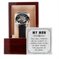 My Man Forever and Always Men's Openwork Watch with Lighted Gift Box-[Heartfelt Family Gift]