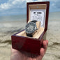 My Man Forever and Always Men's Openwork Watch with Lighted Gift Box-[Heartfelt Family Gift]