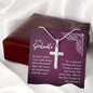 My Soulmate -  Your Smile - Engraved Stainless Steel Cross-[Heartfelt Family Gift]