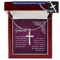 My Soulmate -  Your Smile - Engraved Stainless Steel Cross-[Heartfelt Family Gift]
