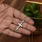 My Soulmate -  Your Smile - Engraved Stainless Steel Cross-[Heartfelt Family Gift]