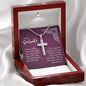 My Soulmate -  Your Smile - Engraved Stainless Steel Cross-[Heartfelt Family Gift]