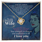 Nurse - Pride and Strength - Love Knot Necklace-[Heartfelt Family Gift]