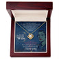 Nurse - Pride and Strength - Love Knot Necklace-[Heartfelt Family Gift]
