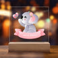 Nursery Bedroom Nightlight Acrylic LED PlaquePersonalized with Child's Name-[Heartfelt Family Gift]