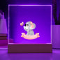 Nursery Bedroom Nightlight Acrylic LED PlaquePersonalized with Child's Name-[Heartfelt Family Gift]