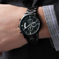 Personalized Black Chronograph Watch-[Heartfelt Family Gift]