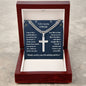 Personalized Cross Necklace for Uncle - Christmas-[Heartfelt Family Gift]