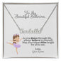 Personalized Dance Name Necklace-[Heartfelt Family Gift]