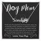 Personalized Dog Mom Paw Print Name Necklace-[Heartfelt Family Gift]