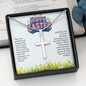 Personalized Easter Gift - Stainless Steel Engraved Cross Necklace-[Heartfelt Family Gift]