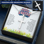 Personalized Easter Gift - Stainless Steel Engraved Cross Necklace-[Heartfelt Family Gift]