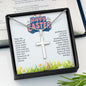Personalized Easter Gift - Stainless Steel Engraved Cross Necklace-[Heartfelt Family Gift]
