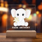 Personalized Elephant Night Light-[Heartfelt Family Gift]
