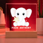 Personalized Elephant Night Light-[Heartfelt Family Gift]