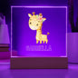 Personalized Giraffe Night Light-[Heartfelt Family Gift]