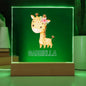 Personalized Giraffe Night Light-[Heartfelt Family Gift]