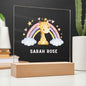 Personalized Giraffe Rainbow Night Light-[Heartfelt Family Gift]