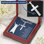Personalized Graduation Gift - Unisex Engraved Cross-[Heartfelt Family Gift]