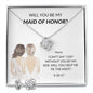 Personalized Maid of Honor Bridal Jewelry Proposal Card-[Heartfelt Family Gift]