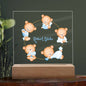 Personalized Name Acrylic Nightlight For Baby Boy-[Heartfelt Family Gift]