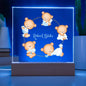 Personalized Name Acrylic Nightlight For Baby Boy-[Heartfelt Family Gift]