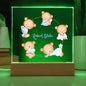 Personalized Name Acrylic Nightlight For Baby Boy-[Heartfelt Family Gift]