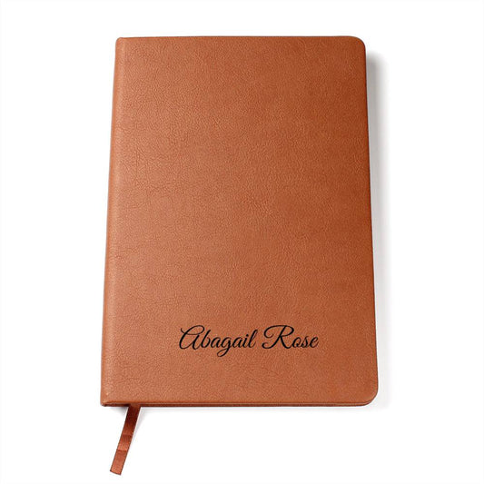 Personalized Name Leather Journal-[Heartfelt Family Gift]