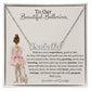 Personalized Name Necklace - Gift for Dancer -From Grandma and Grandpa-[Heartfelt Family Gift]