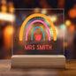 Personalized Teacher Nameplate Sign For Classroom Optional LED Light-[Heartfelt Family Gift]