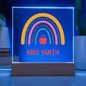 Personalized Teacher Nameplate Sign For Classroom Optional LED Light-[Heartfelt Family Gift]