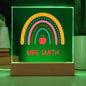 Personalized Teacher Nameplate Sign For Classroom Optional LED Light-[Heartfelt Family Gift]