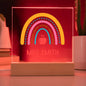 Personalized Teacher Nameplate Sign For Classroom Optional LED Light-[Heartfelt Family Gift]