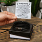 Daddy from Baby Love You Forever Men's Bracelet-[Heartfelt Family Gift]
