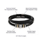 Daddy from Baby Love You Forever Men's Bracelet-[Heartfelt Family Gift]