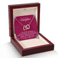Precious Daughter - Interlocking Hearts Necklace-[Heartfelt Family Gift]