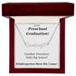Preschool Graduation Gift Personalized Name Necklace With Heart-[Heartfelt Family Gift]