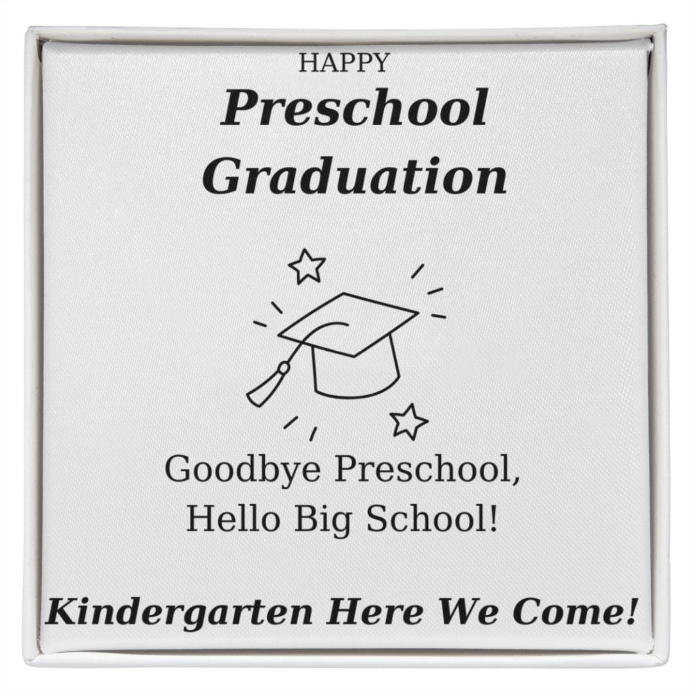 Preschool Graduation - Personalized Name Necklace Gift-[Heartfelt Family Gift]