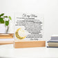 To My Mom Plaque Gift-[Heartfelt Family Gift]