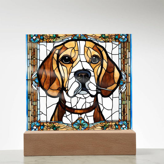 Bealge, Beagle Acrylic Picture, Beagle Dog Gifts, Beagle Lover Gift, Housewarming Gift for Pet Owner,  Birthday Gift, Beagle Christmas-[Heartfelt Family Gift]