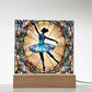Personalized Ballerina Night Light  Custom LED Dance Room Decor for Girls-[Heartfelt Family Gift]