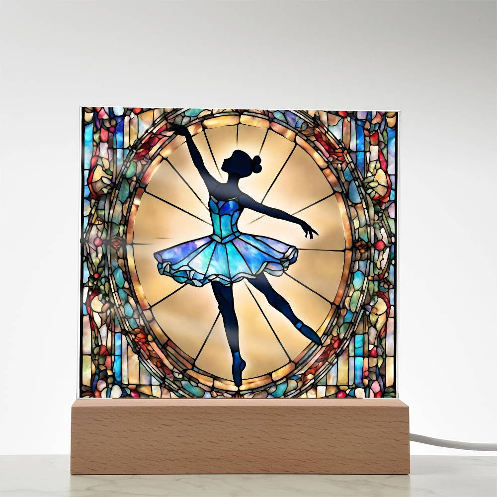Personalized Ballerina Night Light  Custom LED Dance Room Decor for Girls-[Heartfelt Family Gift]