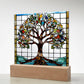 Tree of Life LED Plaque - Spiritual Home Decor Sacred Celtic  Christian Art Gift for Him or Her Born Again-[Heartfelt Family Gift]